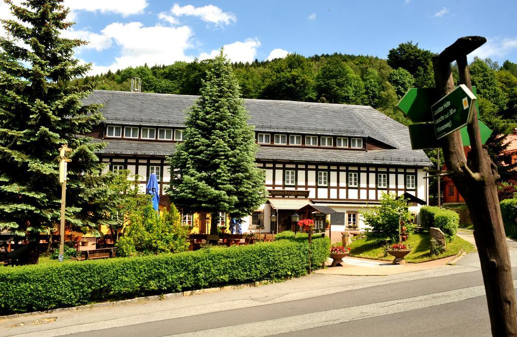 Wanderhotel Sonnebergbaude Waltersdorf  Ngoại thất bức ảnh
