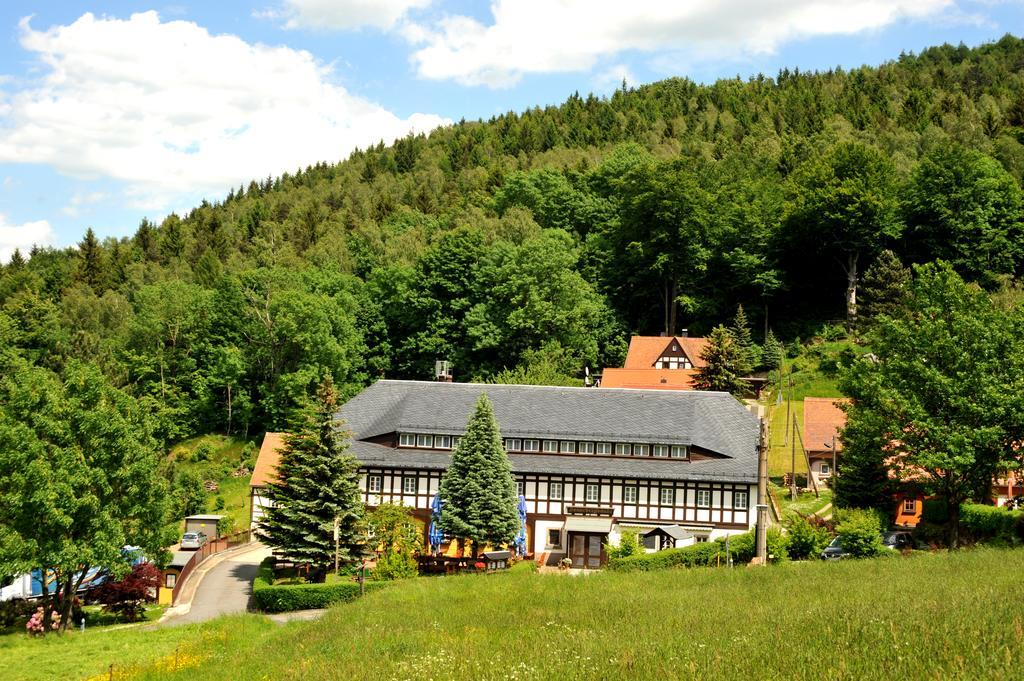 Wanderhotel Sonnebergbaude Waltersdorf  Ngoại thất bức ảnh