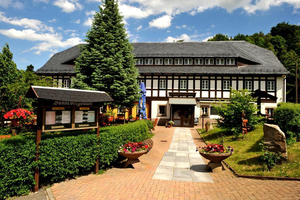 Wanderhotel Sonnebergbaude Waltersdorf  Ngoại thất bức ảnh
