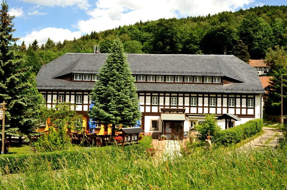 Wanderhotel Sonnebergbaude Waltersdorf  Ngoại thất bức ảnh